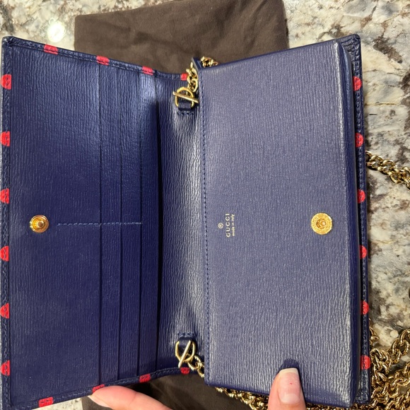 Gucci Horsebit 1955 chain purse polka dot - Picture 3 of 7